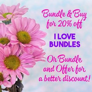 Bundle Discount of 20% when you buy 2 or more!